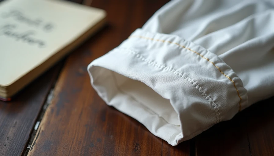 Close detail of lived-in shirt fabric and cuff, illustrating the honest questions for keeping clothes