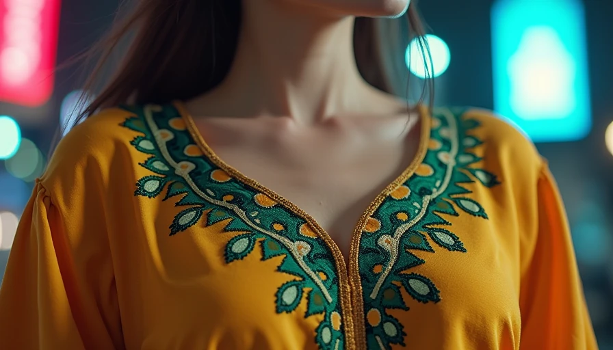 Illustration for womens kaftan style tops for everyday wear