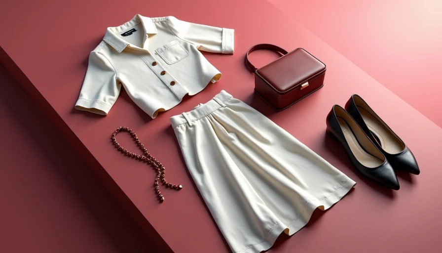 Visual context for casual feminine outfits