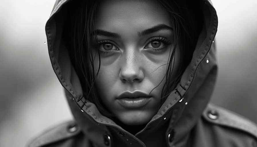Illustration for trench coat women clothing