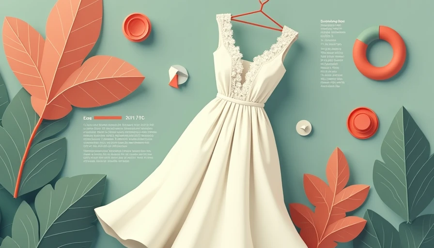 Illustration for white dress women's clothing