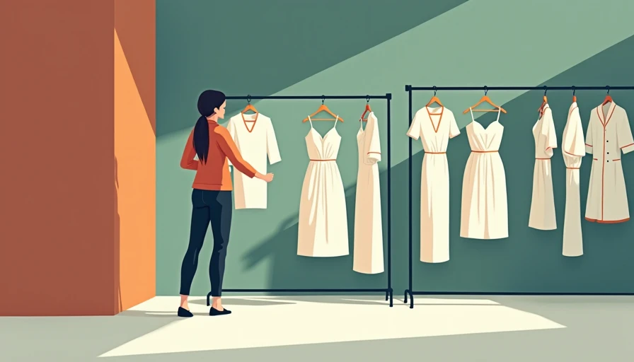 Visual context for white dress women's clothing