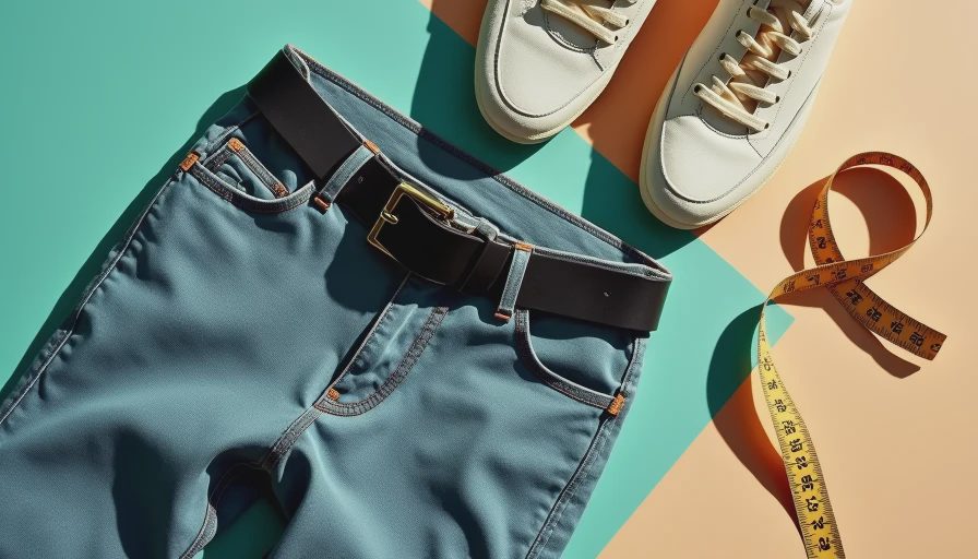 Visual context for baggy clothing style